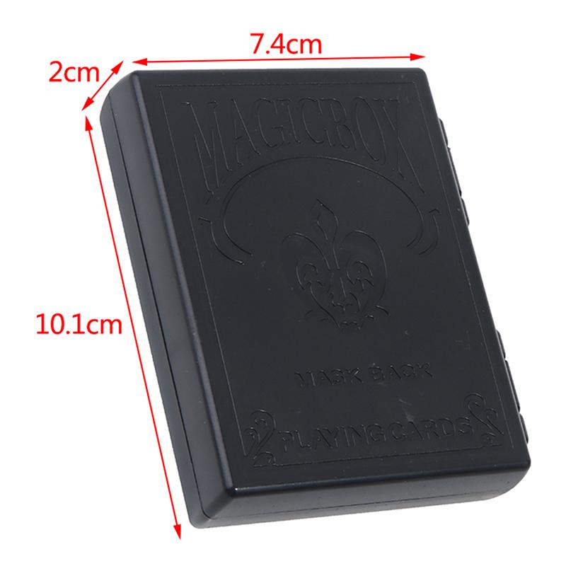 

Hot 1PC Surprise Restore Box Magic Black Plastic Box Magic Tricks Props For Children