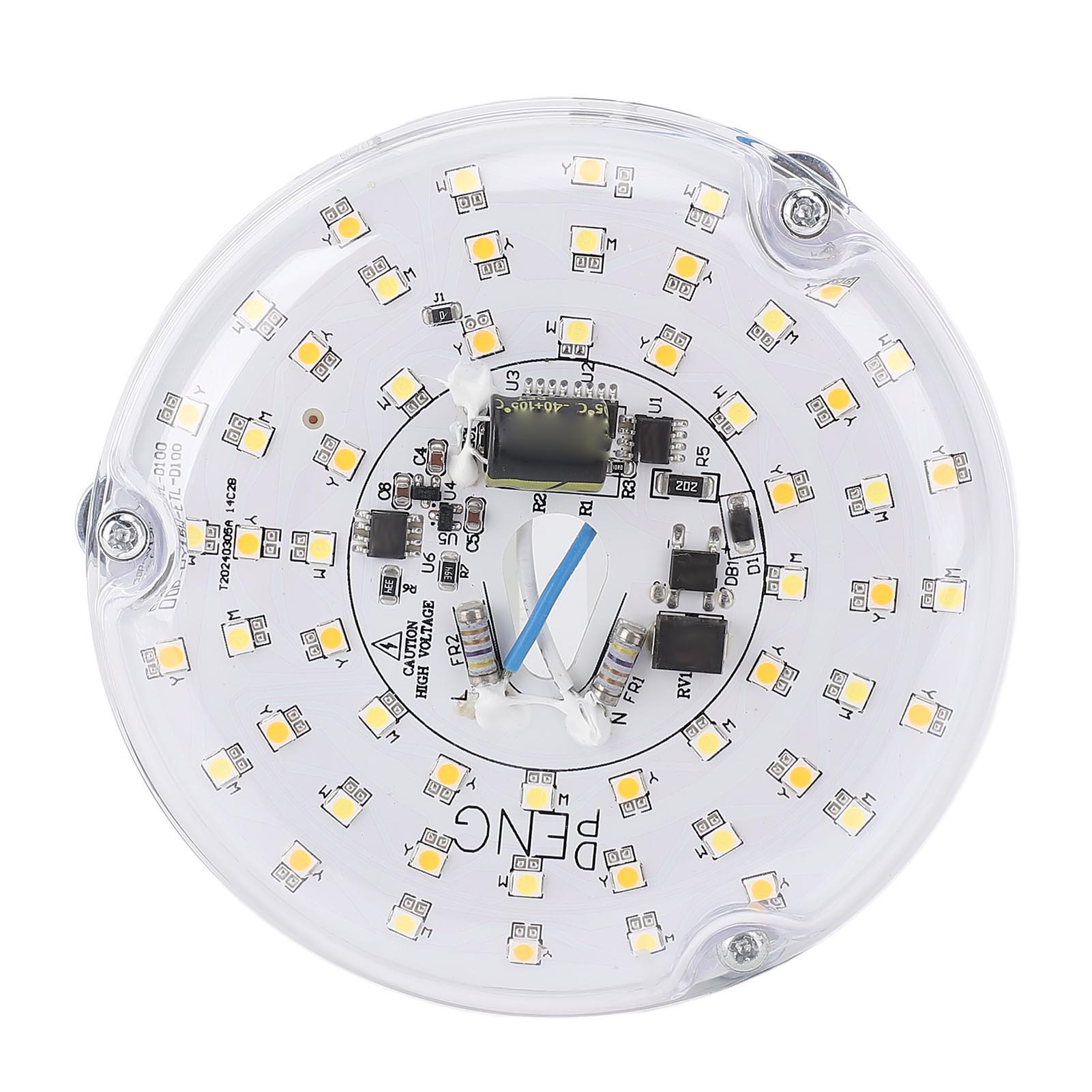 

4-дюймовый потолочный вентилятор светодиодный светильник сменный 15 Вт 3CCT 3000K 4000K 6000K 3 цвета диммируемый круглый светодиод