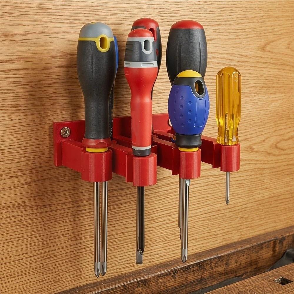 Multi-Function Screwdriver Holder 3D Printed Tool Storage Rack Tool Storage