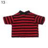 Ob11 Doll Clothes Striped Tops T-shirt Shorts Socks Suit Knitted Sweatshirt For Mini 1/12 Doll Cute Surprise Face Boy Girl Gift