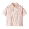 Ggpx Collar Neck Lace Button Shirt  Gp6sh014f 
