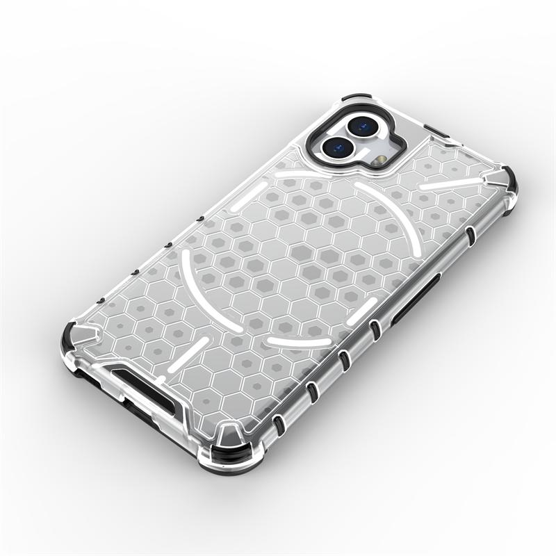 For Nothing Phone (2) Case Luxury Transparent Shockproof Armor Phone Cases For No Thing Phone2 NothingPhone 2 Hard PC Back Cover