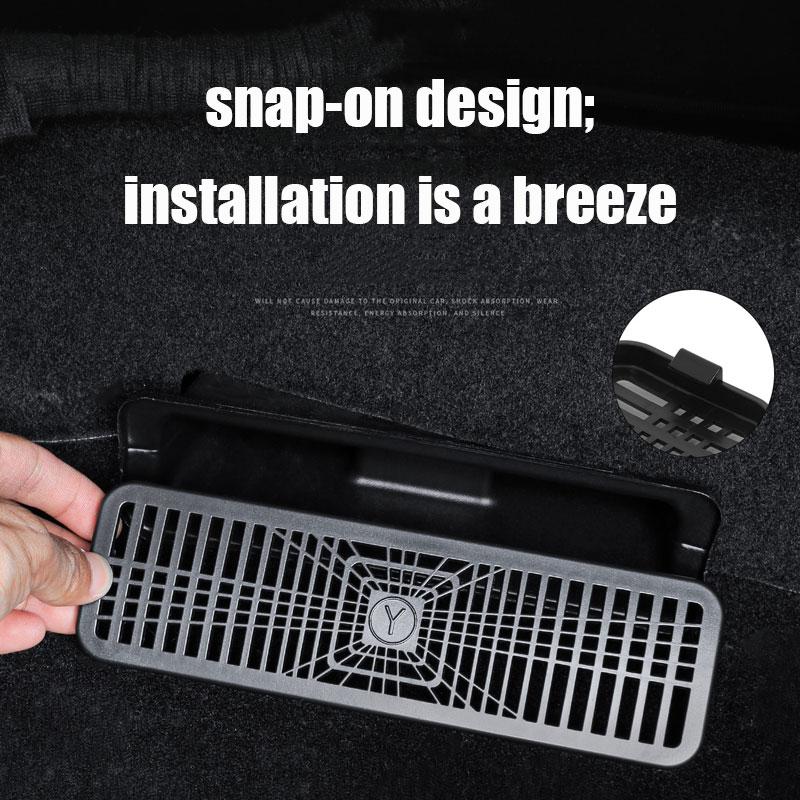 Air Outlet Under Seat Protective Cover For Tesla Model Y Launch 2025-2020 Model 3 Highland 2024-2017 1 Pair Vent Mesh Filter