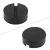 Car Universal Slotted Frame Rail Floor Jack Pads Jacking Rubber Pad Adapter Black
