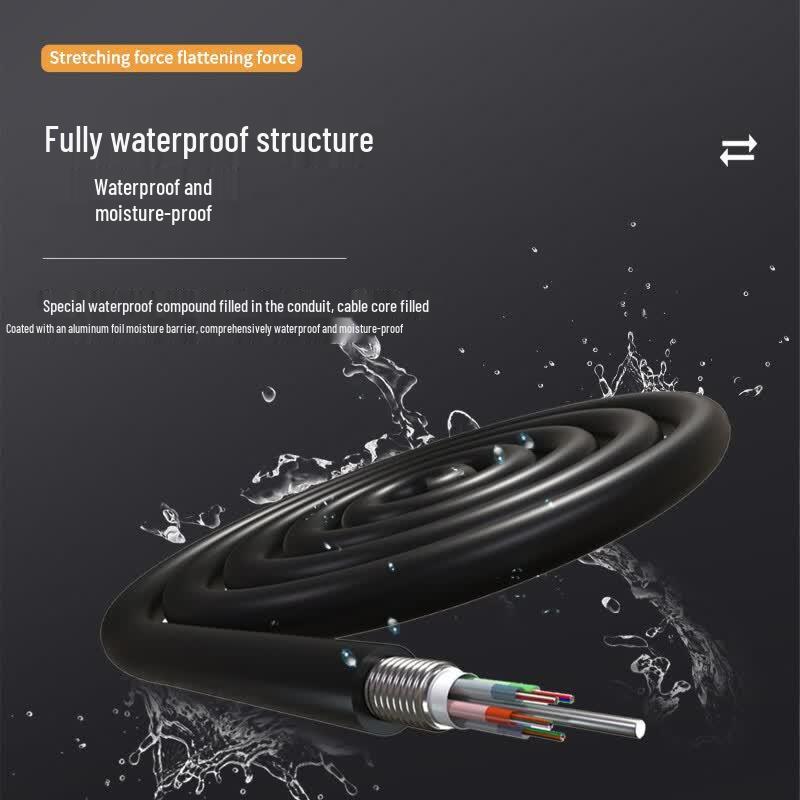 XLX GYTA Outdoor Armored Single-Mode Fiber Optic Cable