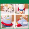 Space Astronaut Throw Pillow Plush Toy With Logo Print Fun And Interactive Kids Gift