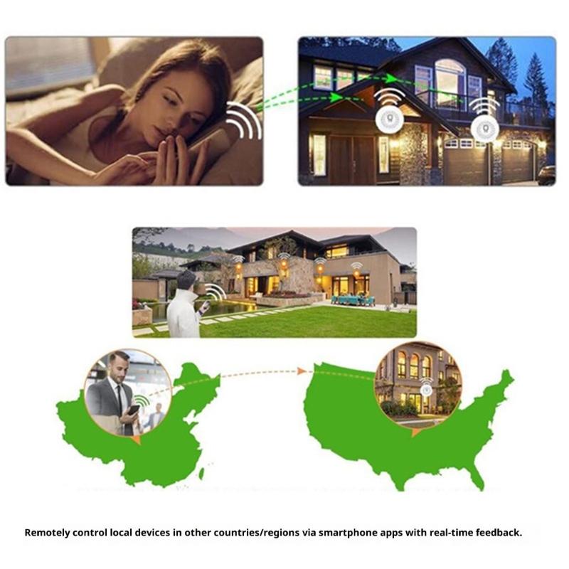 Multiple Channel Home Automation In Wall Switches with Voice Control Timer Scheduling and Remote Access