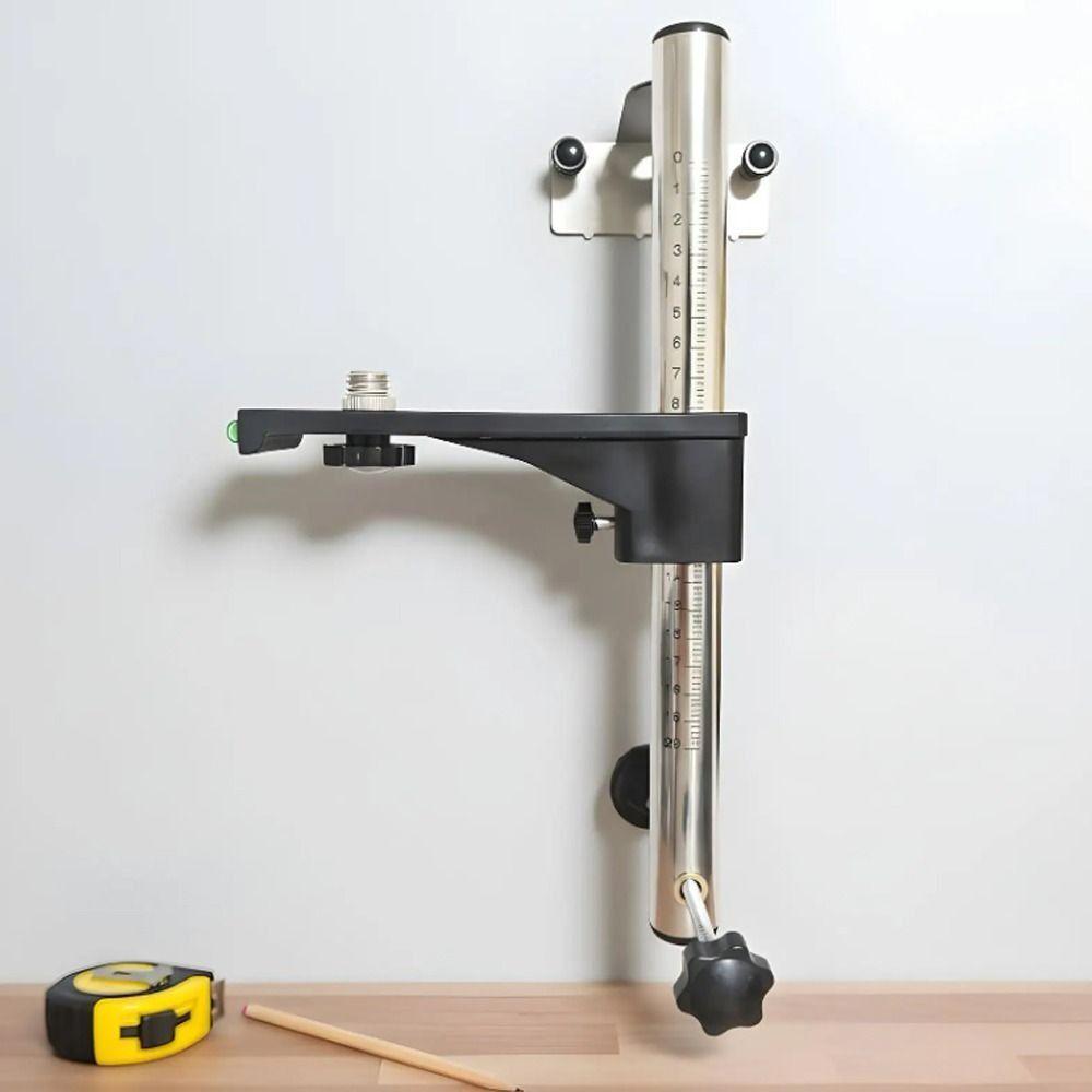 Height Adjustable Level Bracket 180 Degree Rotation Leveling Tool Furniture Installation