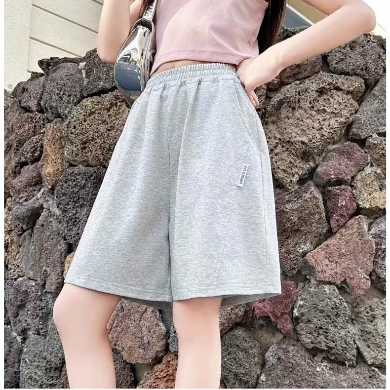 Brief Style Kids Summer Shorts for Teen Girls Casual Vacation Beach Shorts Child Loose Fit Bottoms