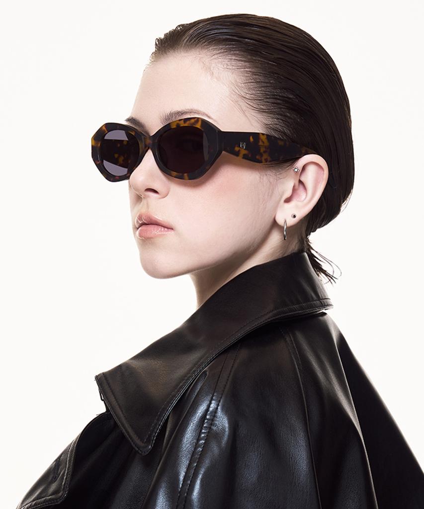 Maeteupeojeu Cy-133 Acetate Sunglass Leopard