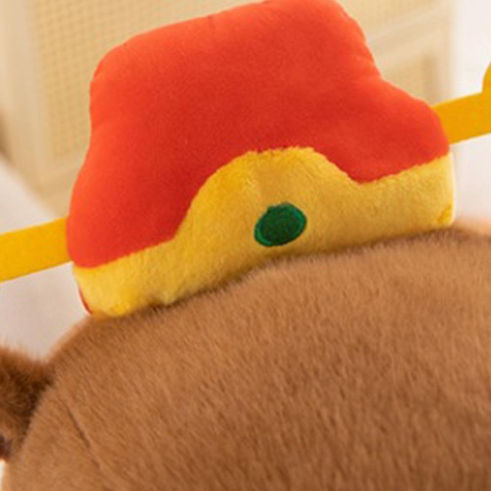 God of Wealth Capybara Plush Doll Cartoon Capibara Fluffty Doll Capybara Plush Toy Christmas Toy