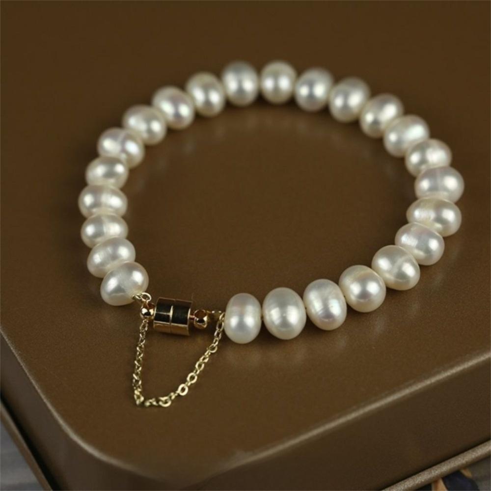 Magnetic Chain Bracelet Jewelry Accessories Luxury Bracelet Fashion Pearl Bracelet  Daily Wear