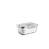Stainless Steel Food Container - IBILI - 800 Ml - Microwave Safe - Airtight Lid - 16.7x12.2x6 Cm