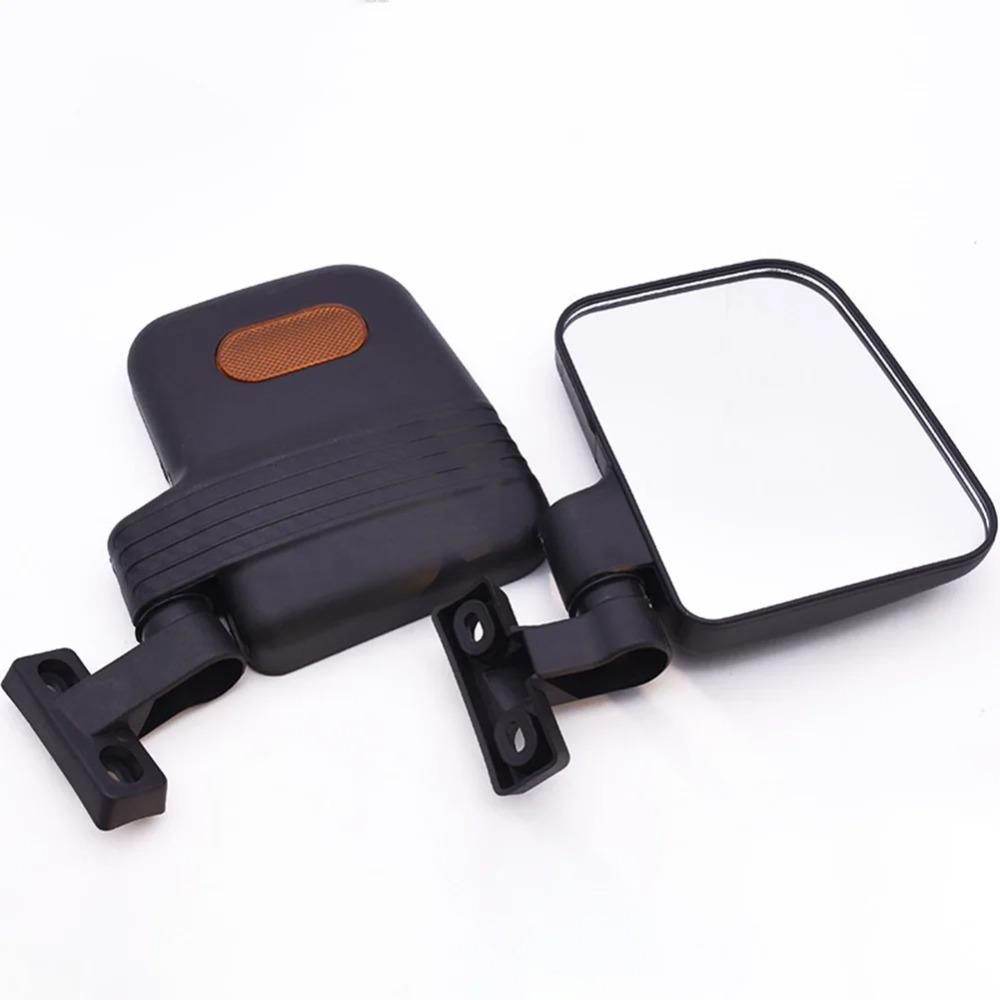 2pcs New Left & Right Electric Tricycle Mirror High Definition 360° Rotated Tricycle Side Mirror Closed Adjust Rearview Mirror