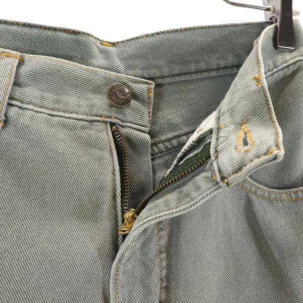ARMANI JEANS made in Italy Tapered denim pants w28 Green system jeans Women Used