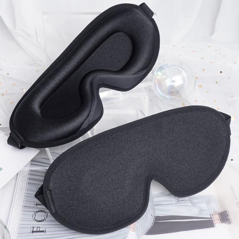 

New 3D Black Breathable Light-Blocking Sleep Eye Mask
