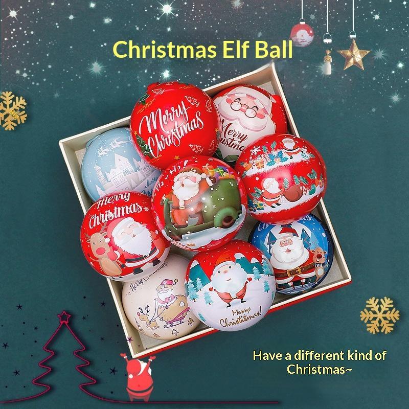 Christmas Present Balls Ornaments Hanging Pendants Christmas Tree Festive Holiday Decorations