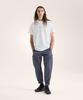 Akeuteligseu Arc Word Logo Ss Men'S - White Light / Solitude / Atqsm07991