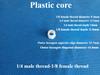 3/4 3/8 1/2 1/4 1" Plastic Filling Core Thread Filling Core Internal External Tooth Filling Core Pipeline Connection Joint 5 pcs