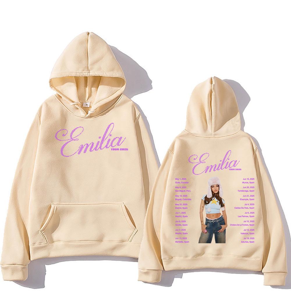 Mernes Fashion Hoodie Emilia Mernes Tour Sweatshirts Casual Harajuku Aesthetic Pullovers Women Men Y2K Hoody