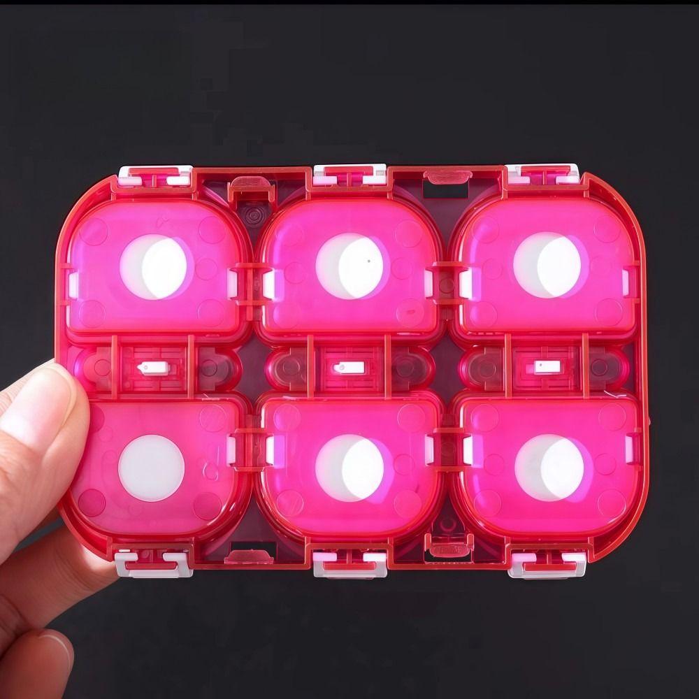 Waterproof Fishing Gear Accessory Box Red Fish Hook Storage Box Outdoor Fishing