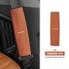 CSF1   Leather Car Seat Belt Cover Shoulder Protection Strap Pad For Mercedes Benz AMG W202 W212 W213 W220 W221 W222 C180 C200 C260