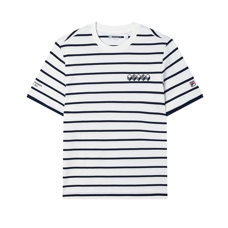 

New FILA HERITAGE T Shirt Men s Cloud White F11M528117FWT XXL(185/104A)