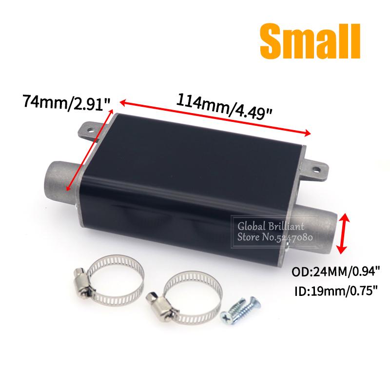 

24 мм глушитель черный модернизированный зажимной кронштейн автомобильный воздушный дизельный стояночный обогреватель выхлопная труба для Webasto Eberspacher