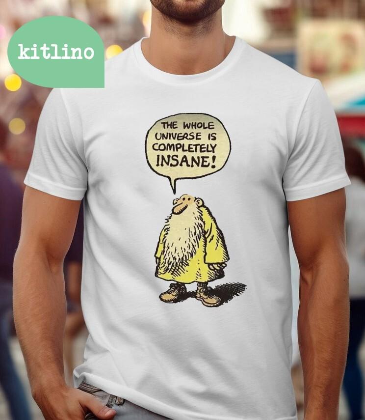 Mr Natural Insane Short Sleeve  F21660 Unisex T-Shirt L