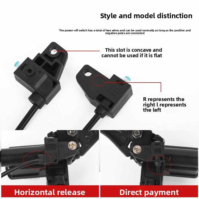 Recessed Mount Waterproof Power Cut-Off Switch for Motorcycle - Moto-Sized Battery Disconnect Switch Resistant to Water