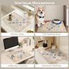 Boho Style Dish Drying Mat Coffee Mat Dish Drying Mat Super Absorbent Dish Drying Pad Kitchen Mat Coffee Machine Pad
