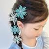 LIANHATA 6-teiliges Haaraccessoire-Set, Eiskönigin Cosplay Schneeflocken-Haarspangen für Kinder und Erwachsene, Perfekt für Weihnachtsfeiern, Schulfeste und