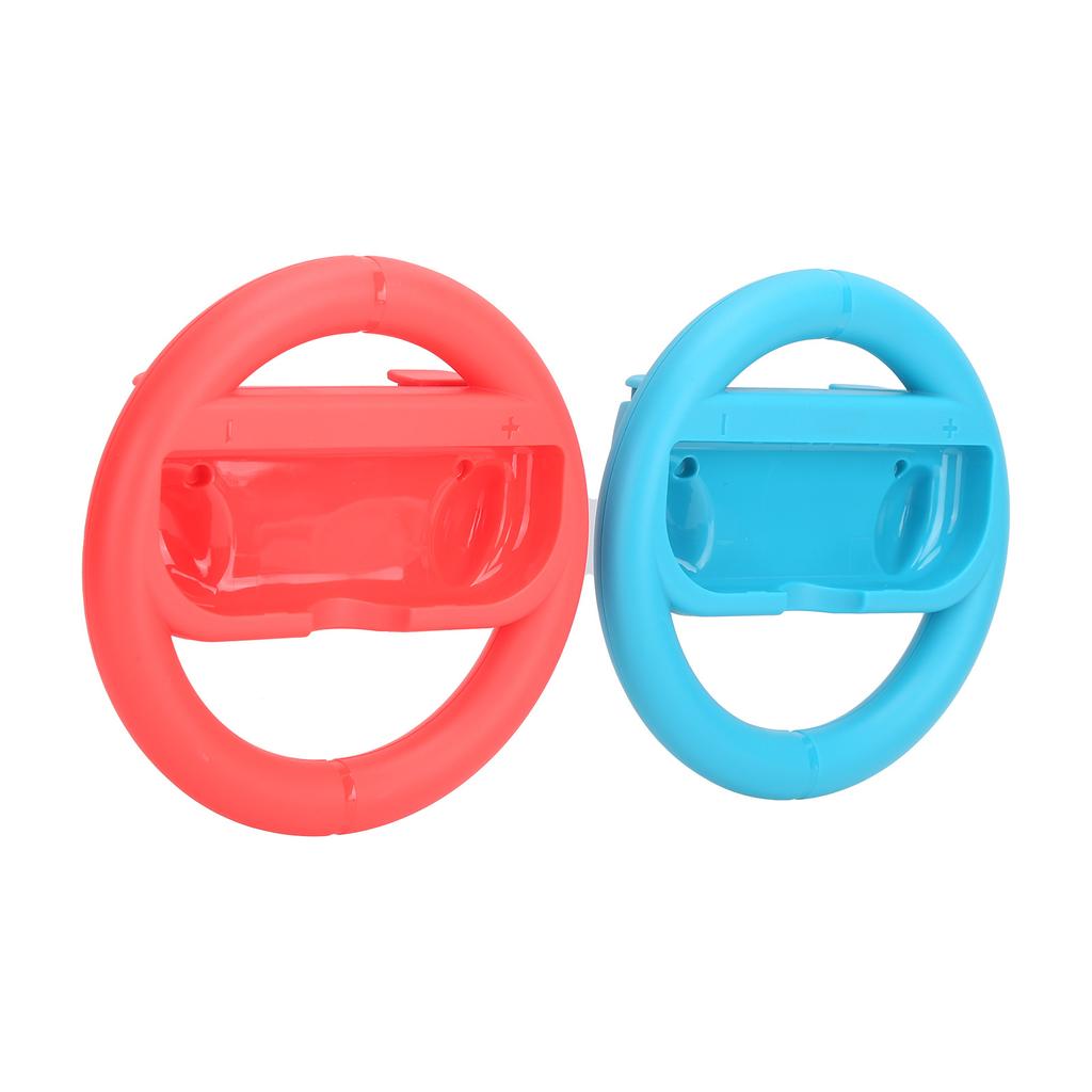1 Pair Racing Steering Wheel Red and Blue Steering Wheel Grip for Switch Switch Lite