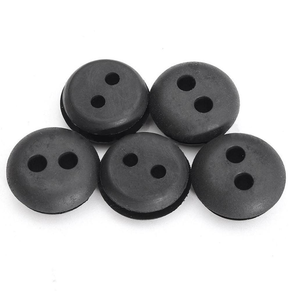 5x 2-Hole Fuel Gas-Tank Rubber Grommet-Replacement For Stihl Husqvarna Homelite