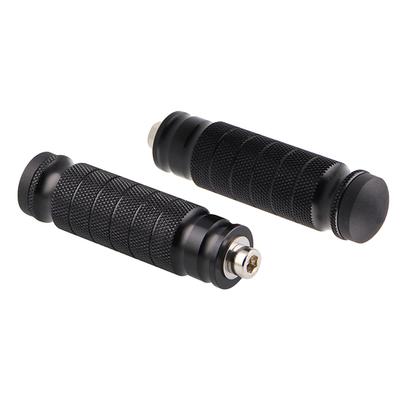 2 pezzi Universali CNC Moto Poggiapiedi Posteriori Pedane Poggiapiedi Pedali M8 Alluminio 6063 Modifica Durevole 102X26X26mm