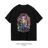 Kosmisches Bodhi Essential T-Shirt Damen Unisex Lässig Baumwolle Grafik-T-Shirts Kreative Streetwear T-Shirts Tops Tee Kurzarm