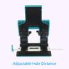 KW-  Zwei-Loch-Locher Handheld Metall-Locher   Lochabstand 70mmCelsius80mm 70   Blattkapazität 6mm für A4Celsius   Celsius A5Cel