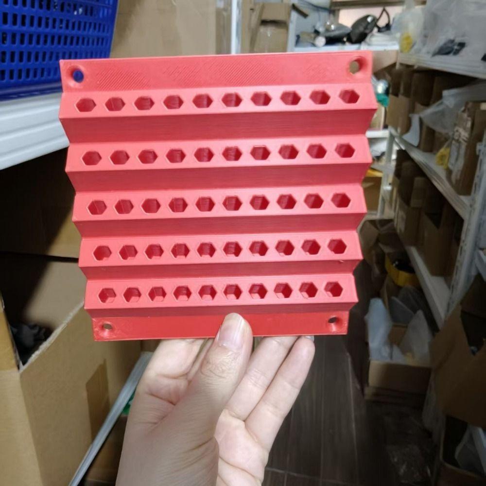 6.3mm Screwdriver Bit Organizer 3D Printing Drill Bit Storage Stand Workshop Organizer
