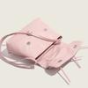 Ballet Style Underarm Bag Women's French Niche Bow Strap Shoulder Bag Large Capacity Crossbody Bag