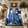 Fc Schalke (14) Customize Your Name Rug, Office Chair Cushion, Home Bedroom Living Room Gift.