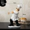 American Chef Doll Soft Figurine - Dessert & Pastry Shop Display Model