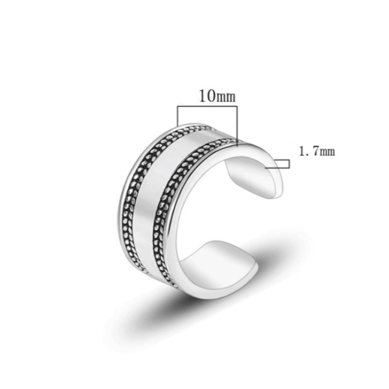 1PC European and American Smooth Ring, Retro Ethnic Style Ring, Retro Vintage Antique Ring