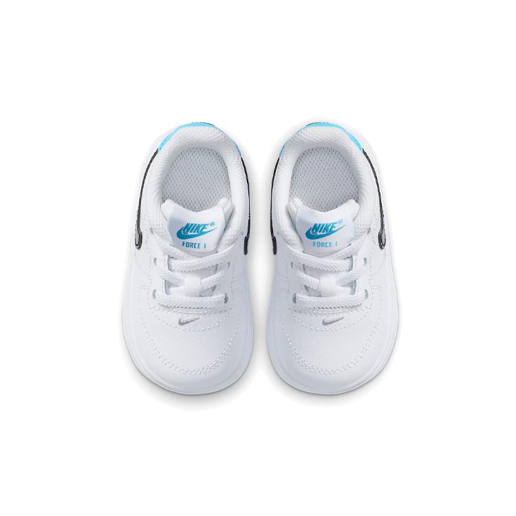 Nike Air Force 1 18 Scarpe da Skateboard Basse Bianco Blu Neonato e Bambino Piccolo 905220-105