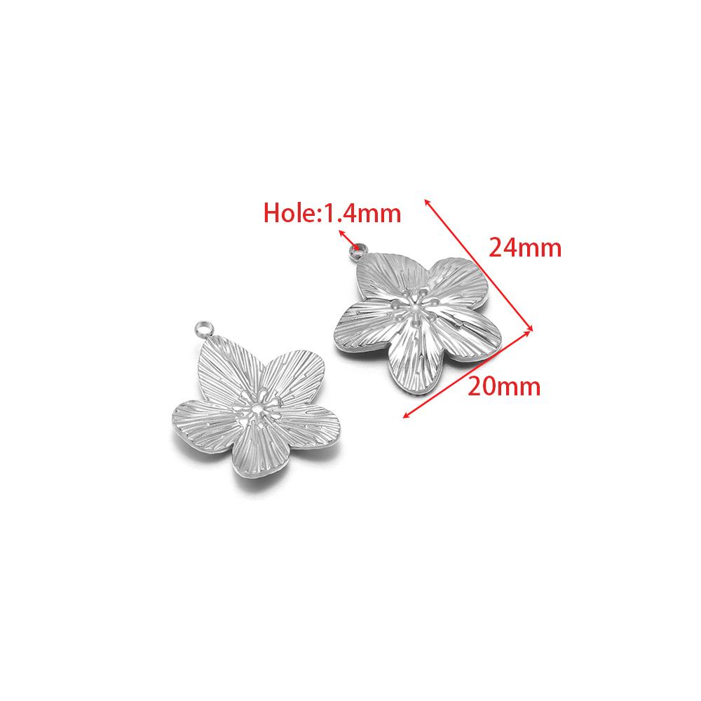 5Pcs Stainless Steel Multistyle Sun Charms Flower Pendants for DIY Retro Jewelry Making Handmade Necklace Earrings Findings Bulk