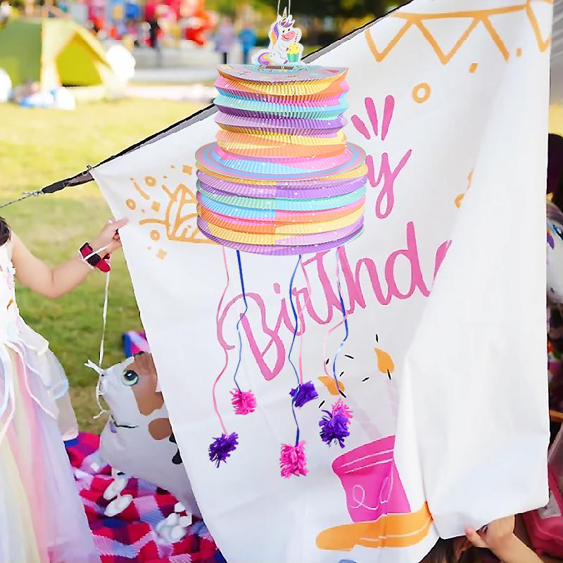 Unicorn Pinata Kids Girls Birthday Party Gifts Rainbow Horse Happy Birthday Party Decoration Supplies Filled Confetti Surprise