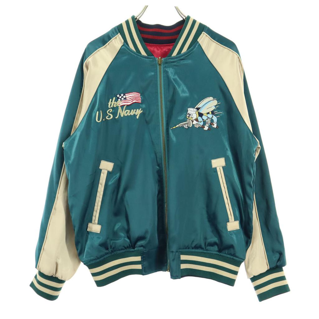 MIULIFE Embroidery Reversible Sukajan L Red Men's Used