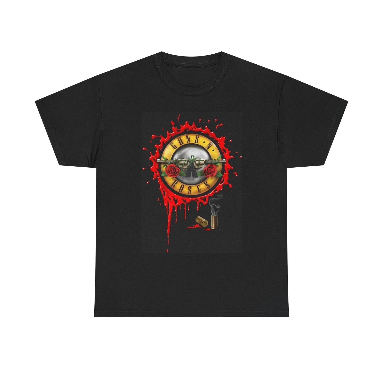 Men s and Women s T-shirts Guns And Roses Graphic XS