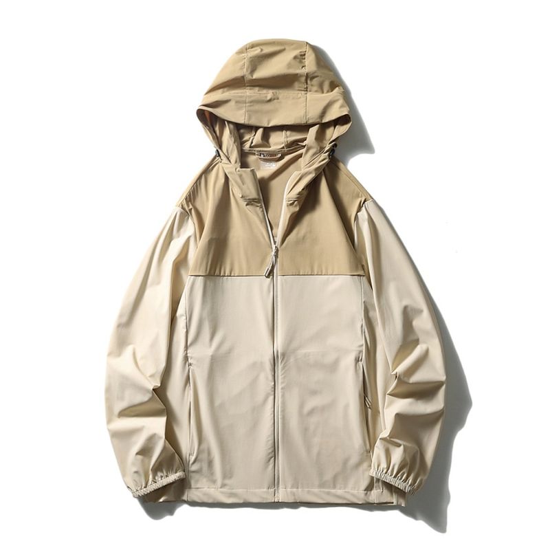 Outdoor Mountain-Style Ultra-Thin Breathable Ice Silk Cool Sun Protection Clothing Men's Summer Fishing Jacket Foreign Trade Men's Skin Jacket