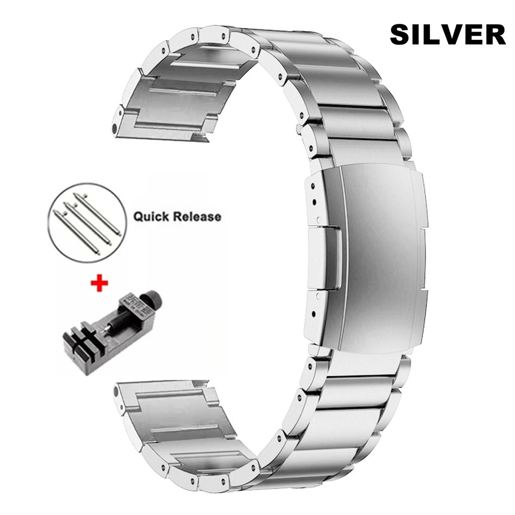 Luxury Titanium Metal Strap for Huawei Watch 3 Band GT 2 Pro GT2 22mm Steel Band for Samsung Watch 3 45mm S3 Business Bracelet