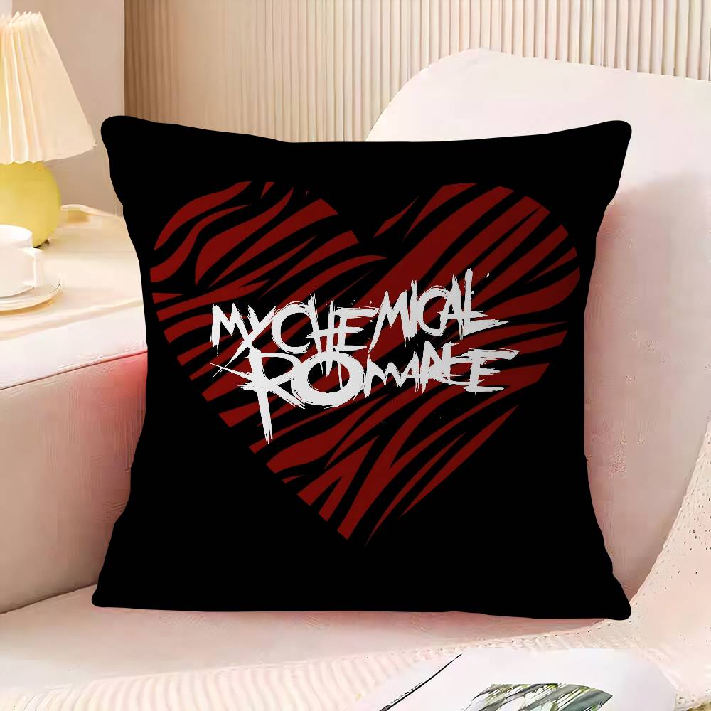 Band M-My C-Chemical R-Romance Pillow Anime Pillow Sofa Bed Head Pillow Cover Cushion Cover 45x45 Cm Fashion